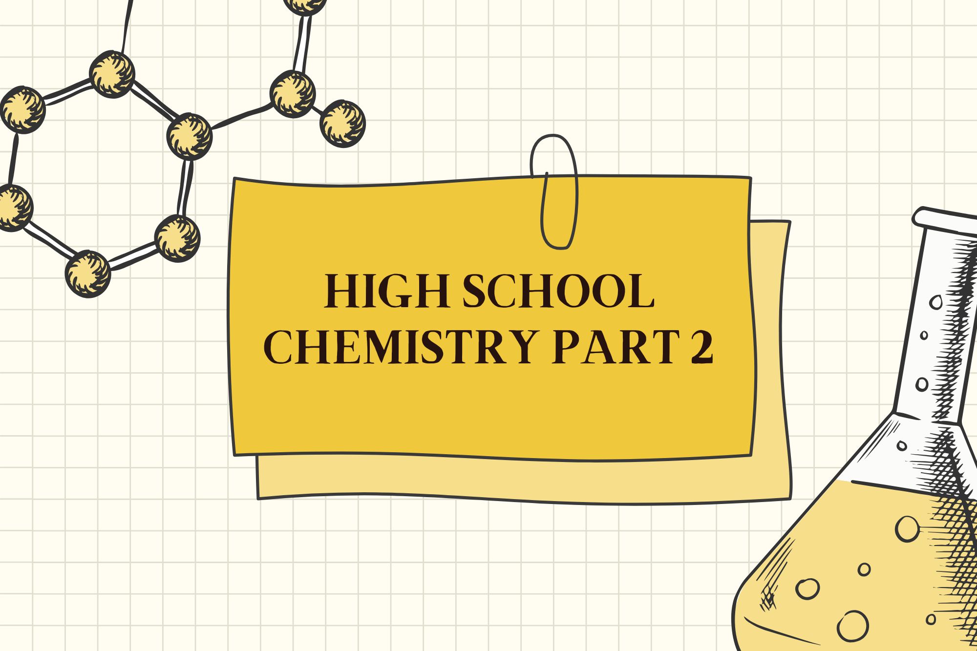 High School Chemistry Part 2: Intro to Organic Chemistry W/ Weekly Labs/Projects
