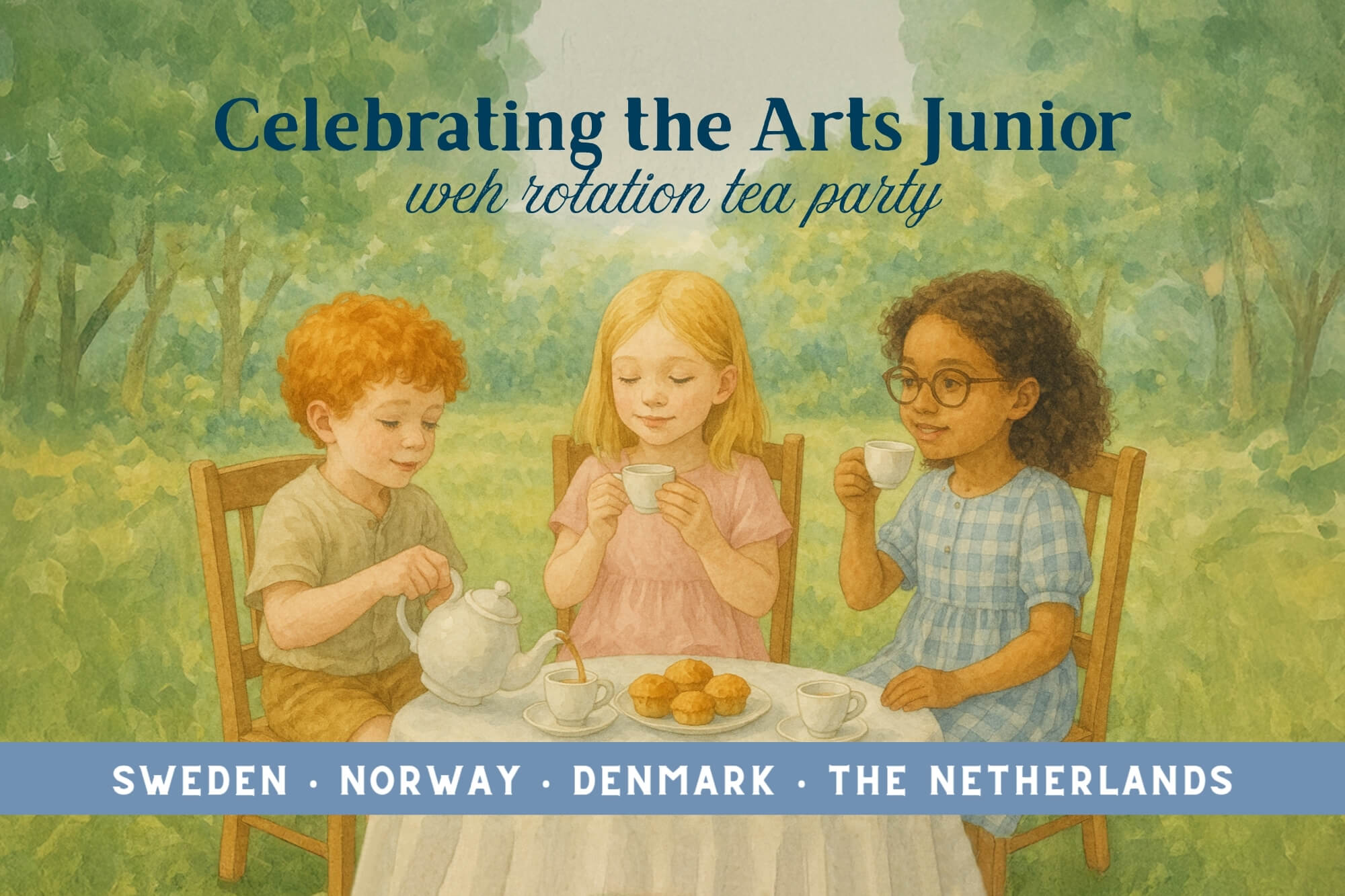 Celebrating The Arts Tea Party (Junior): Sweden, Norway, Denmark, The Netherlands