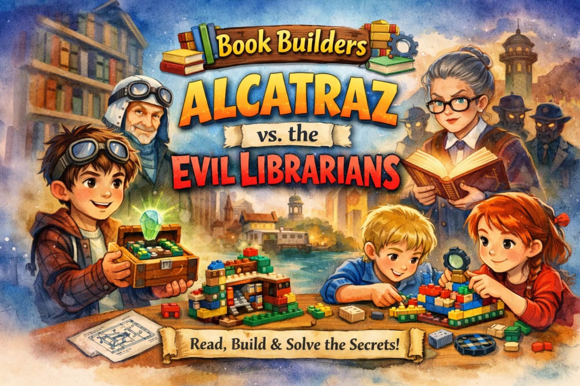 Book Builders: Alcatraz vs. The Evil Librarians - WonderWell Learning