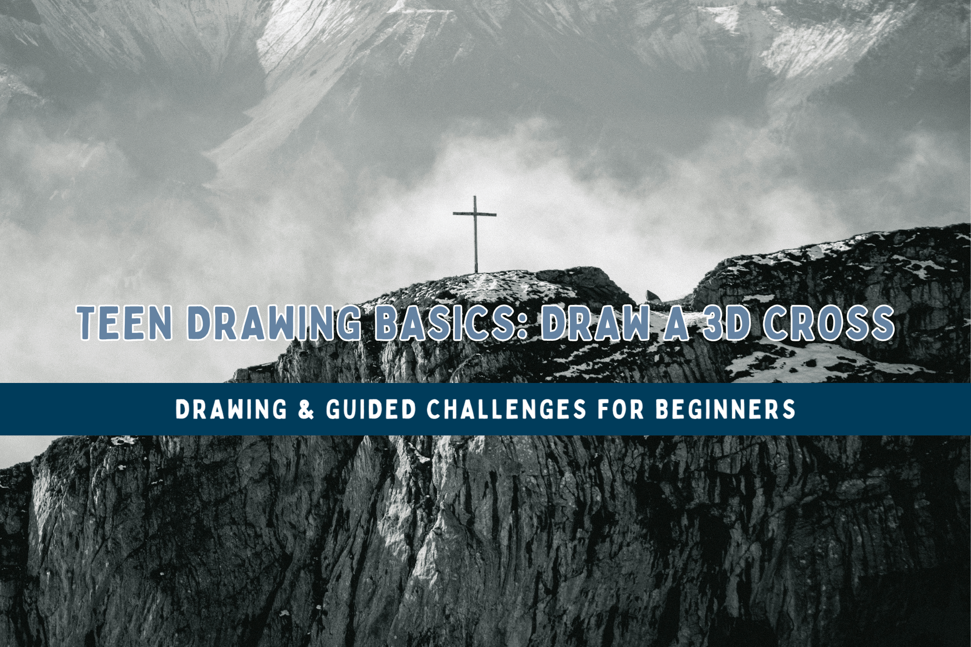 Teen Drawing Basics: Draw a 3D Cross