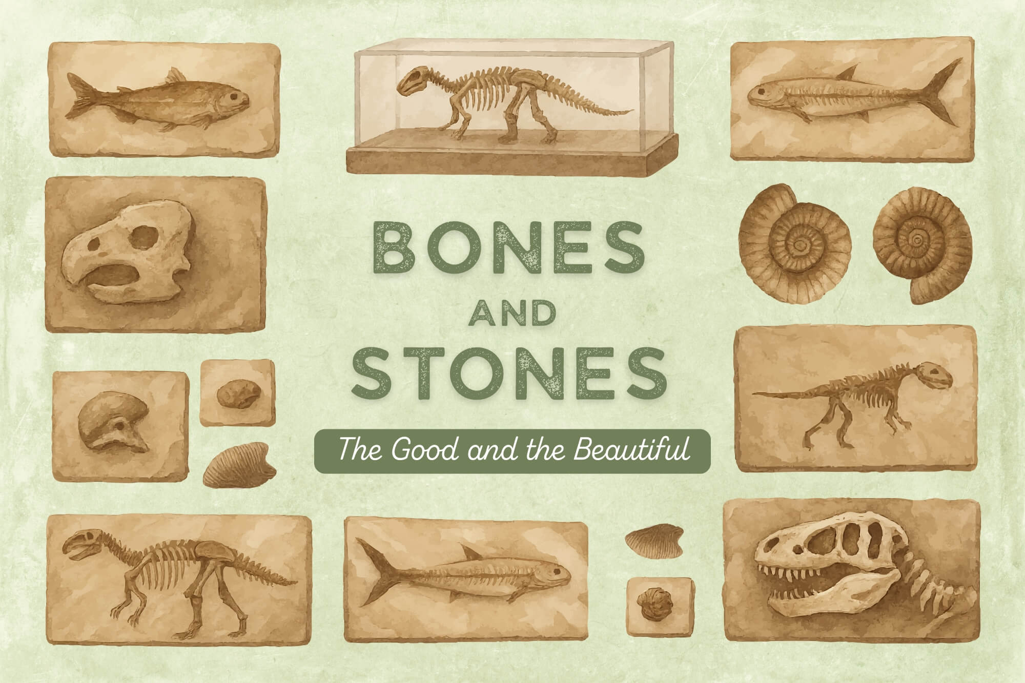 Bones and Stones: The Good & the Beautiful Little Hearts & Hands