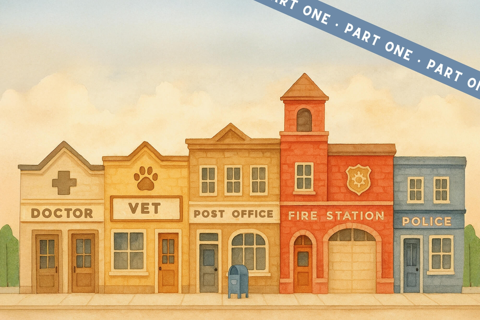 Community Helpers: A Social Studies Neighborhood Adventure (Part One)