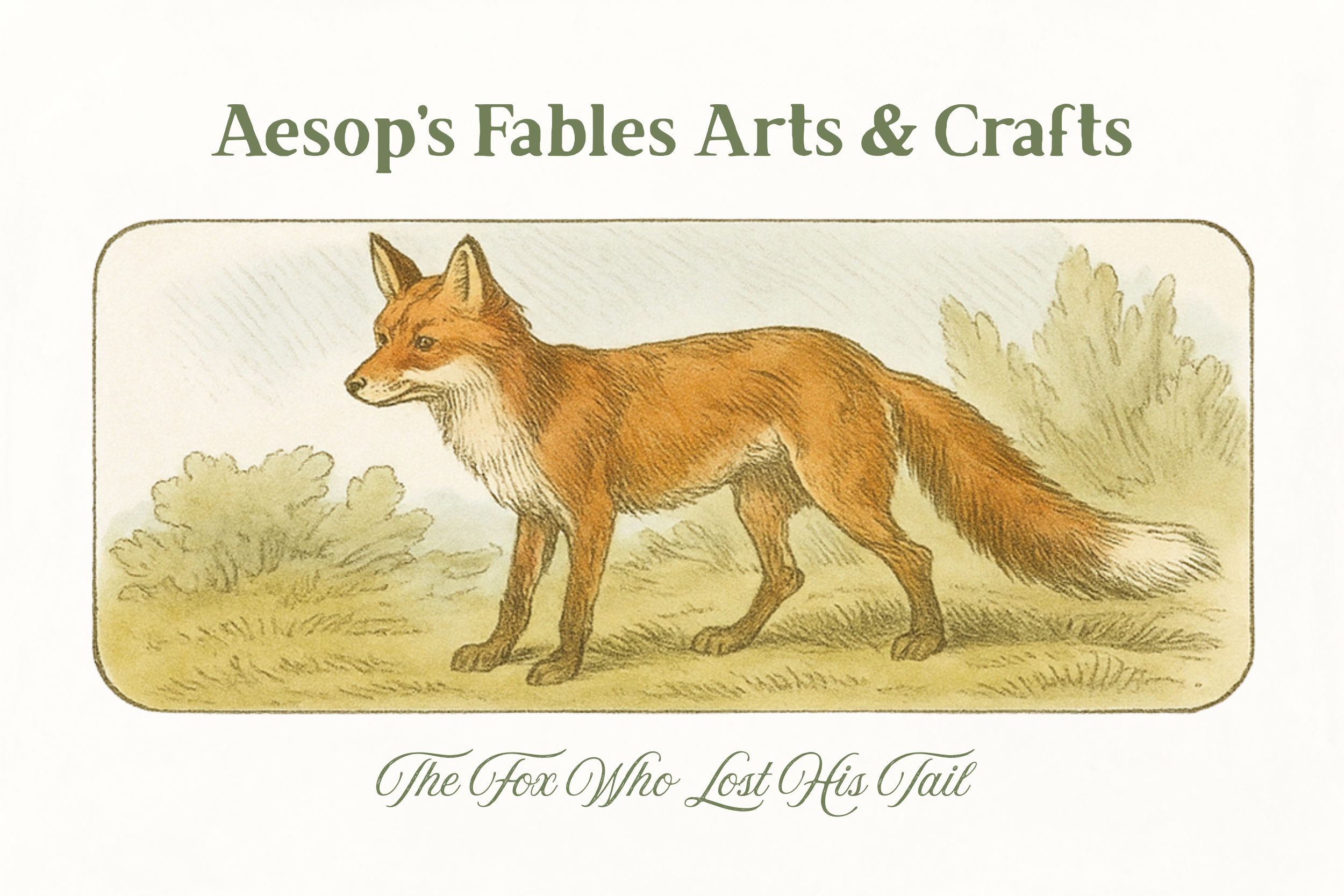 Aesop's Fables Arts & Crafts: The Fox Who Lost His Tail