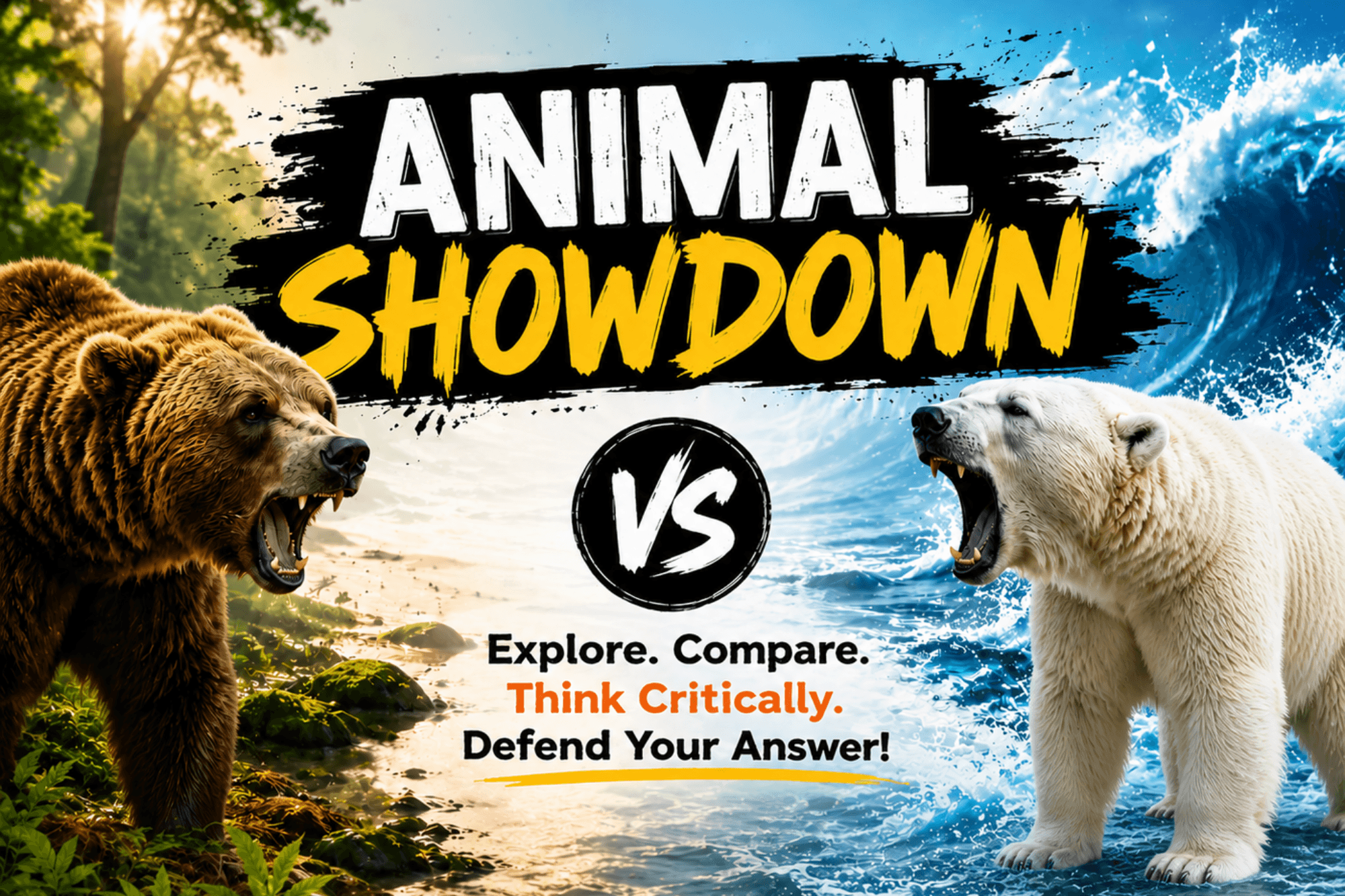 Animal Showdown: Who Would Win? - WonderWell Learning
