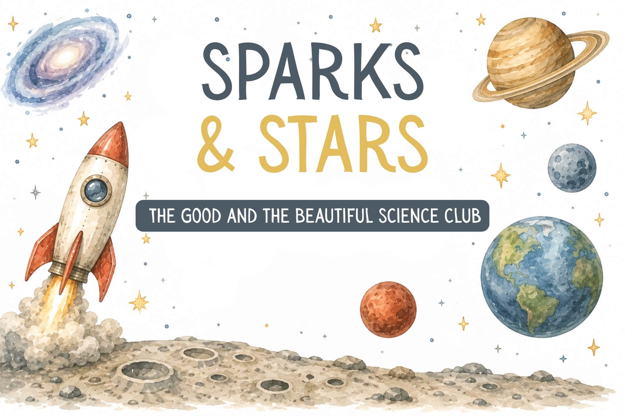The Good and the Beautiful Science Club: Sparks and Stars - WonderWell Learning