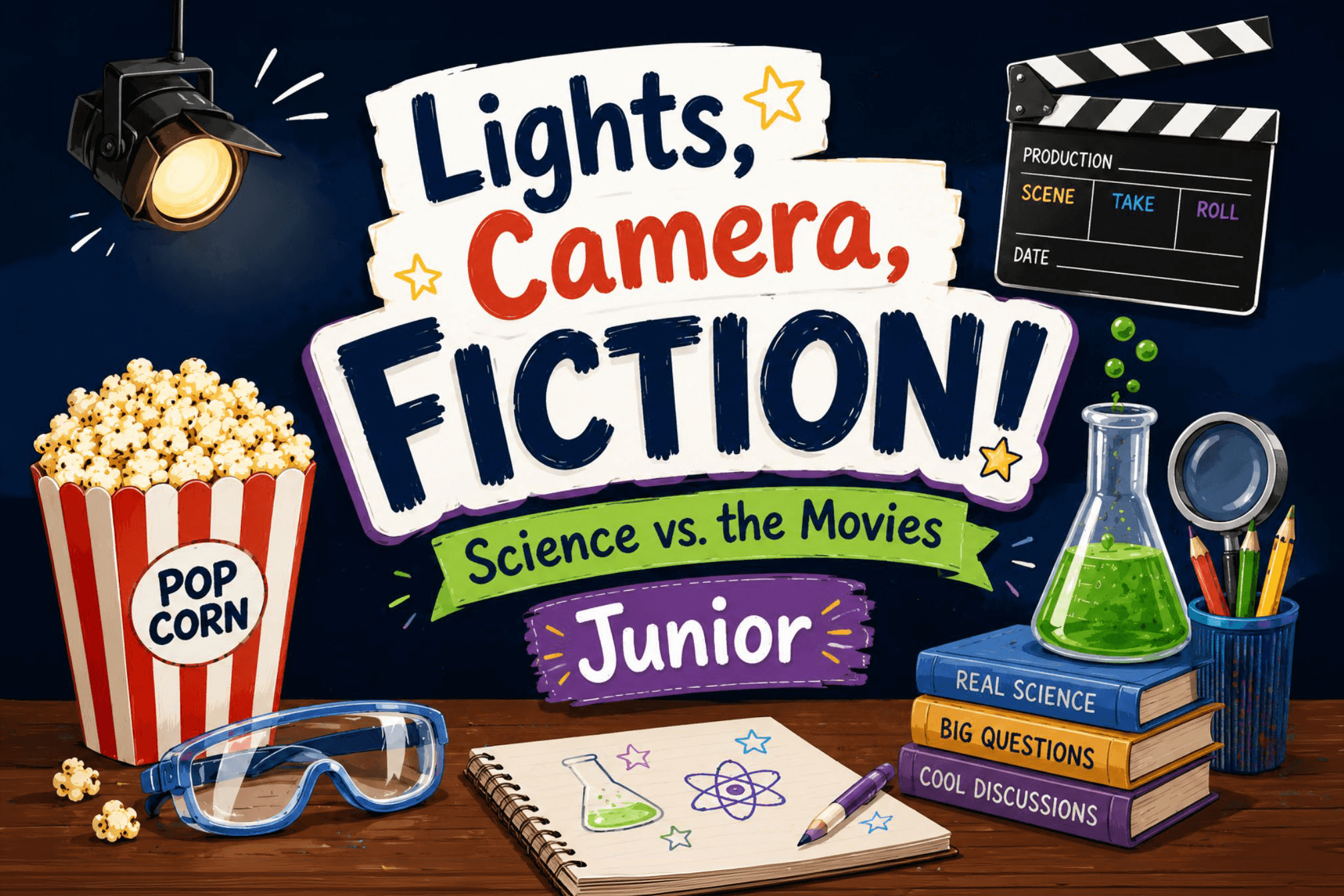 Lights, Camera, Fiction Junior! Science vs. the Movies - WonderWell Learning