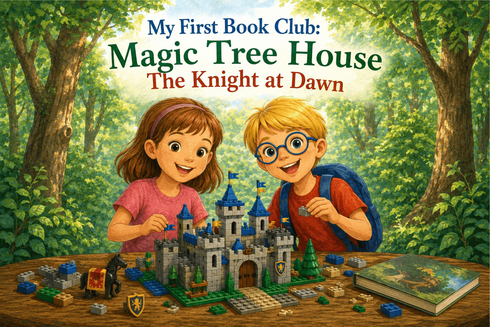 My First Book Club: Magic Tree House - The Knight at Dawn - WonderWell Learning