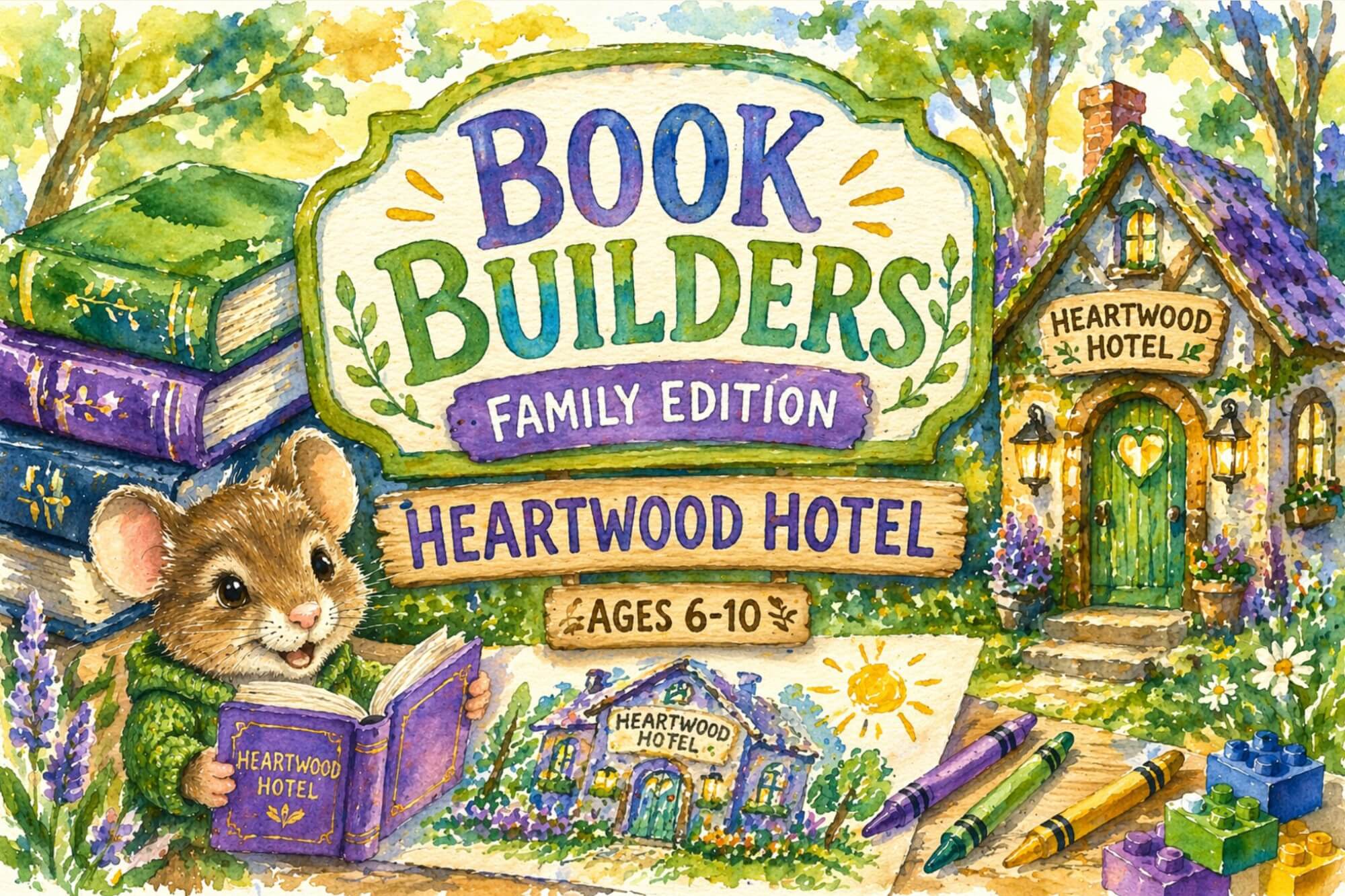 Book Builders Family Edition: Heartwood Hotel A True Home - WonderWell Learning