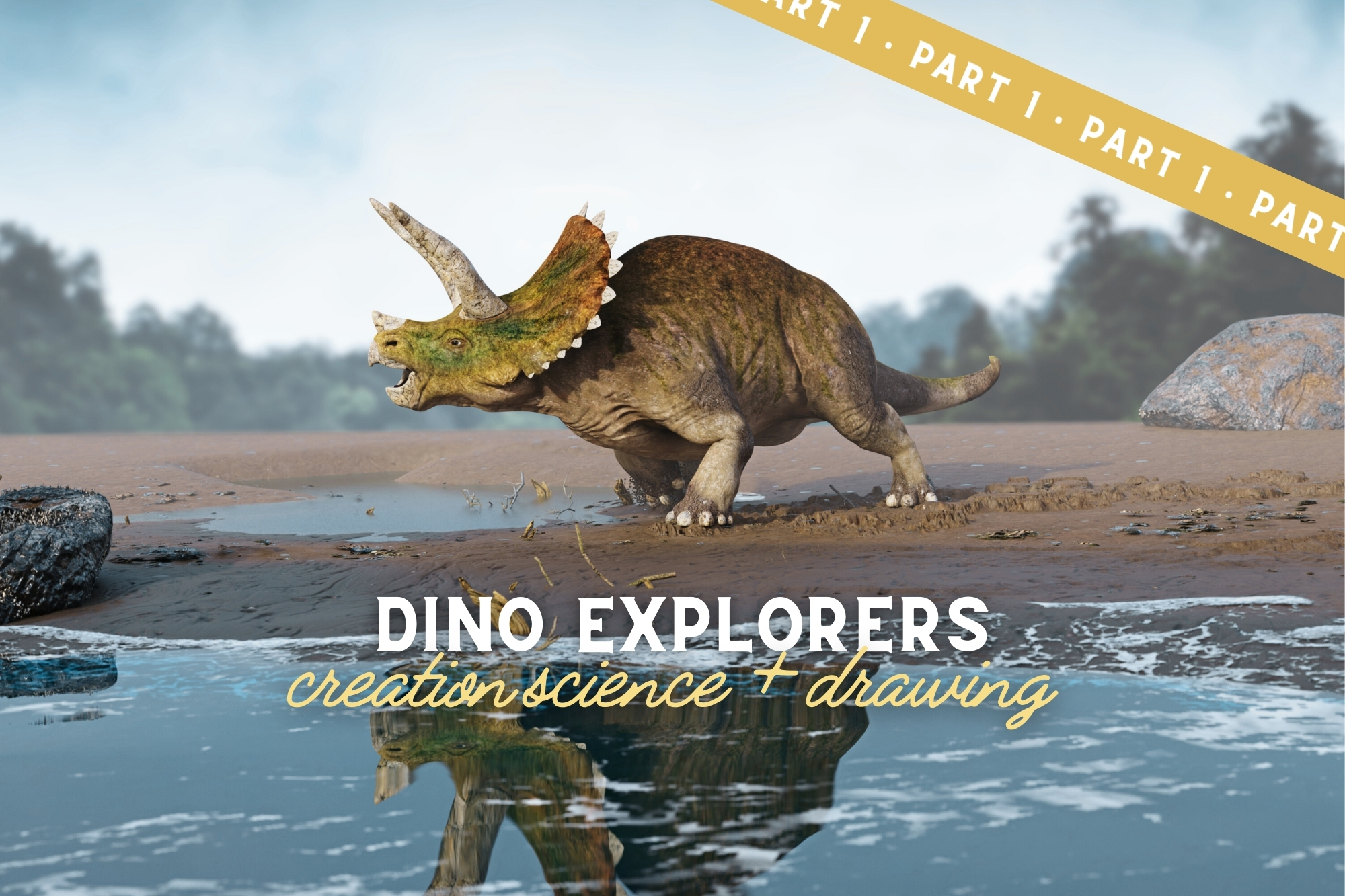 Dino Explorers: Creation Science & Drawing Adventure (Part 1) - WonderWell Learning