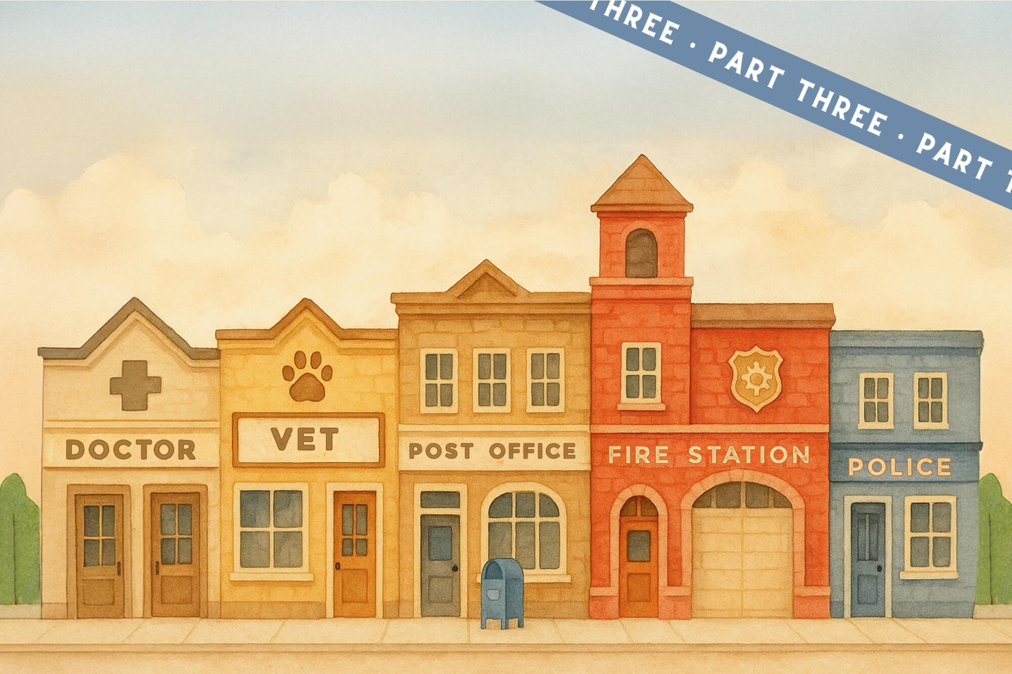 Community Helpers: A Social Studies Neighborhood Adventure (Part Three)