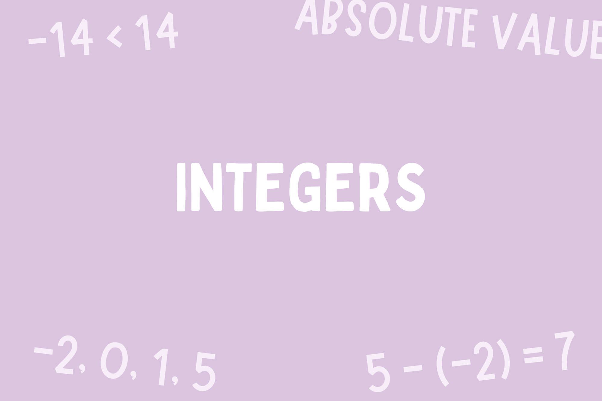 MBIMS 15: Integers - WonderWell Learning