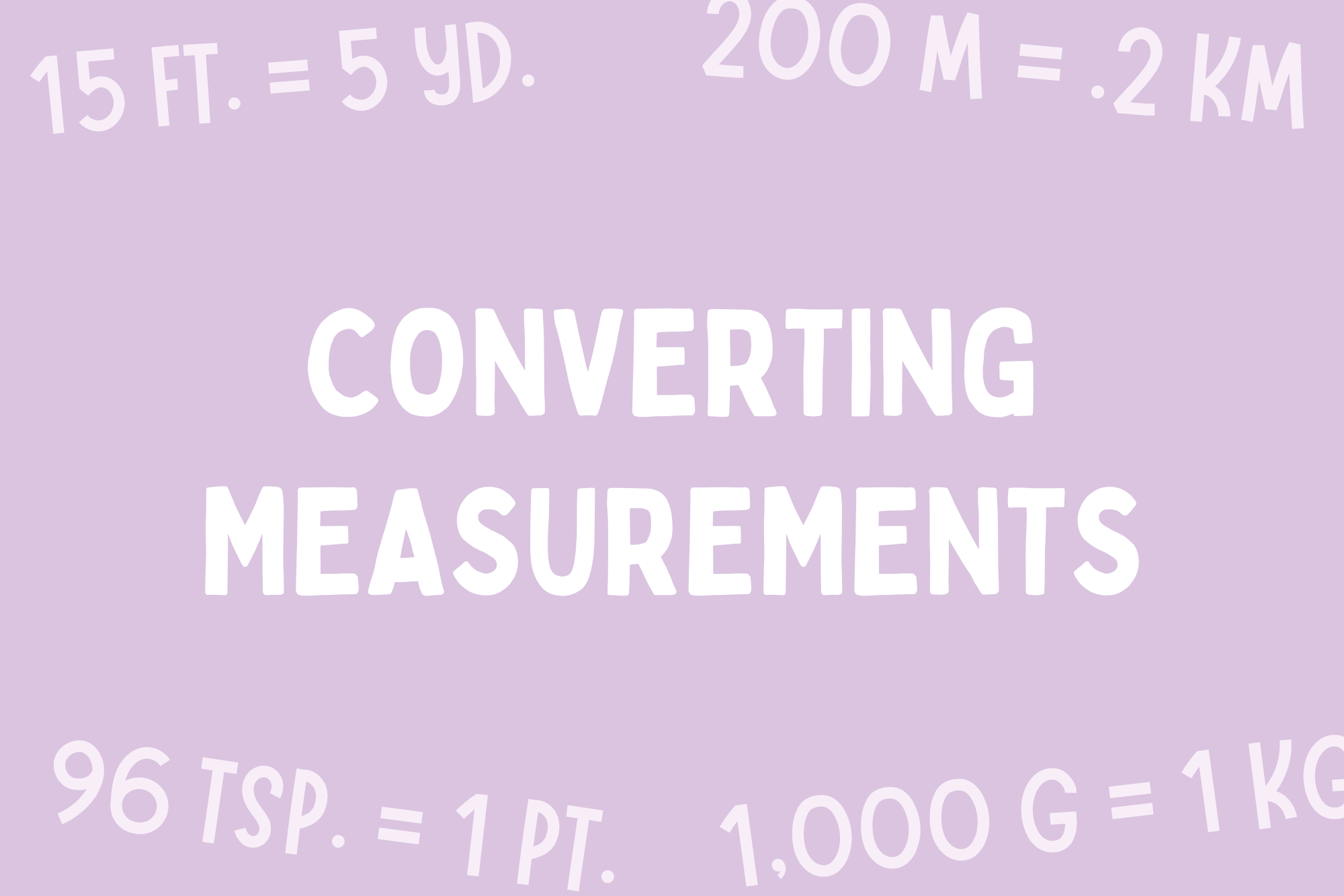 MBIMS 17: Converting Measurements - WonderWell Learning