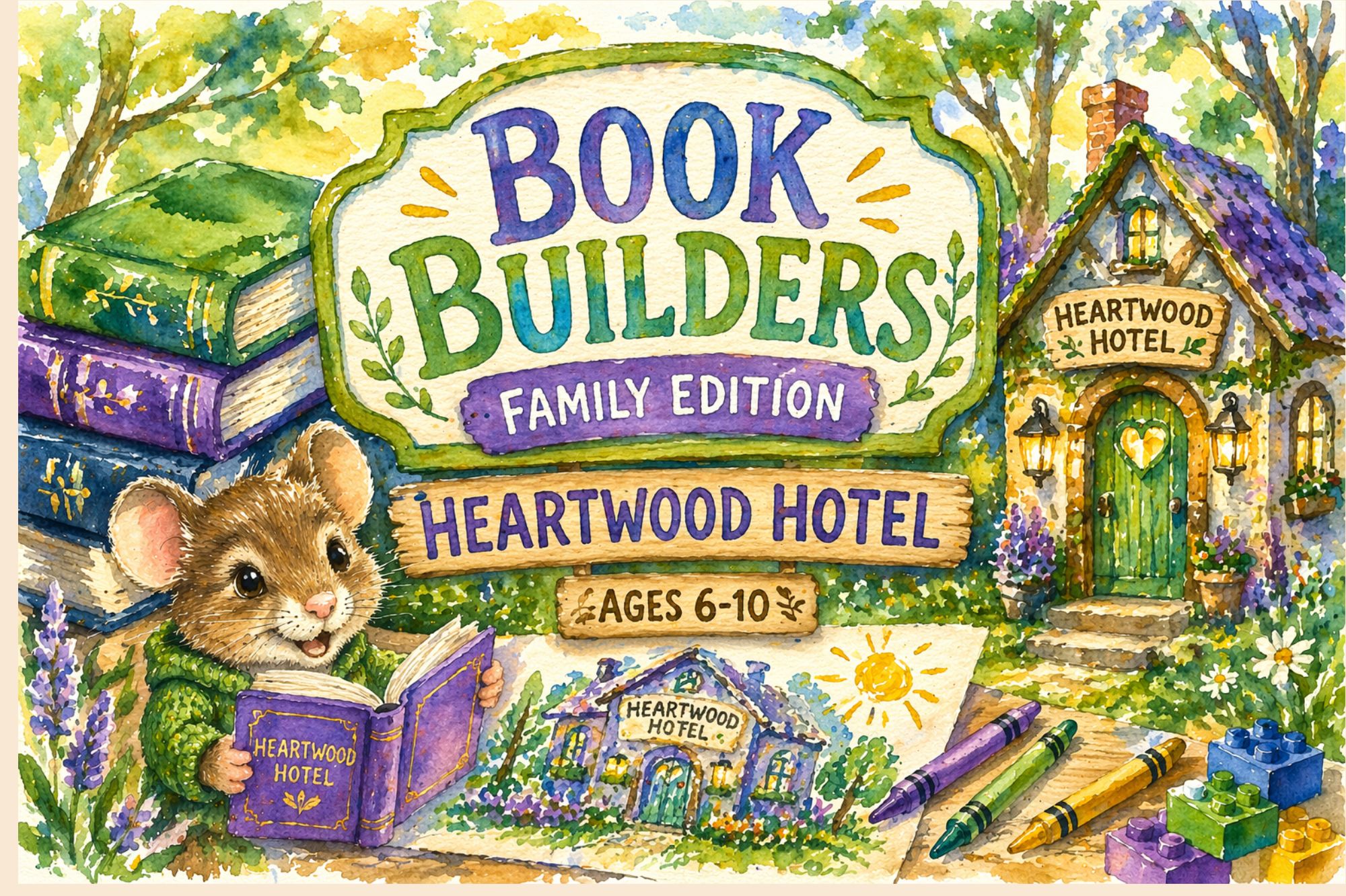 Book Builders Family Edition: Heartwood Hotel A True Home - WonderWell Learning