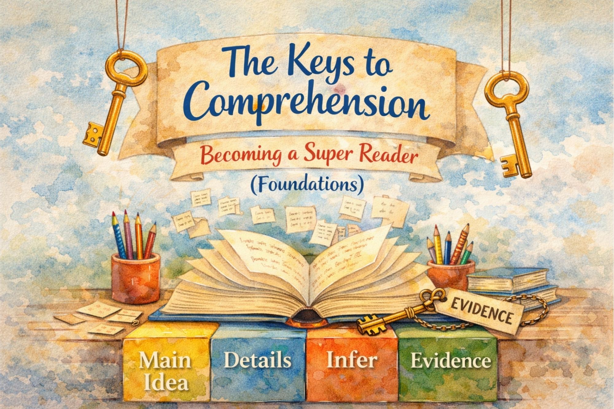 Keys to Comprehension: Becoming a Super Reader (Part 1: Foundations) - WonderWell Learning