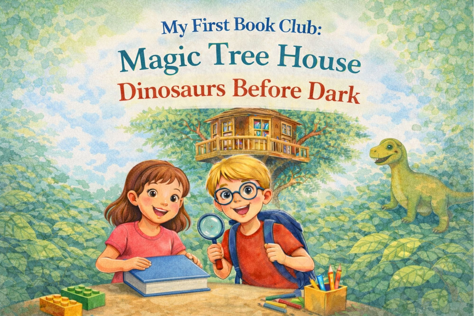 My First Book Club: Magic Tree House – Dinosaurs Before Dark